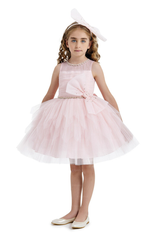Powder Dress with Ballet Skirt 4-8 AGE 33008PR - 7
