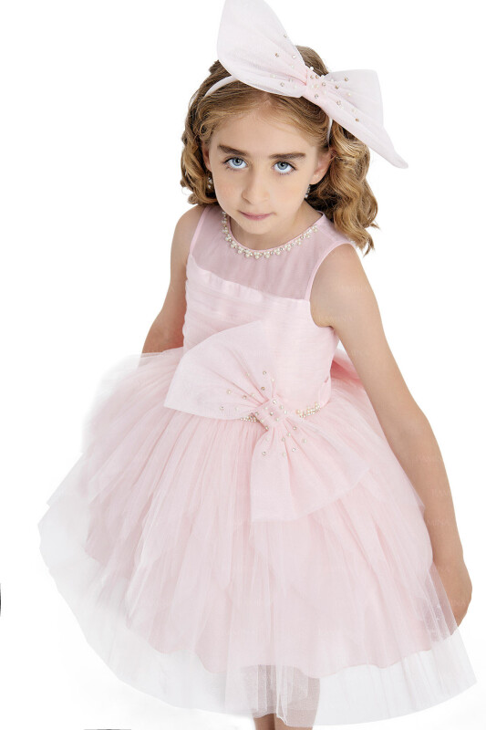 Powder Dress with Ballet Skirt 4-8 AGE 33008PR - 9