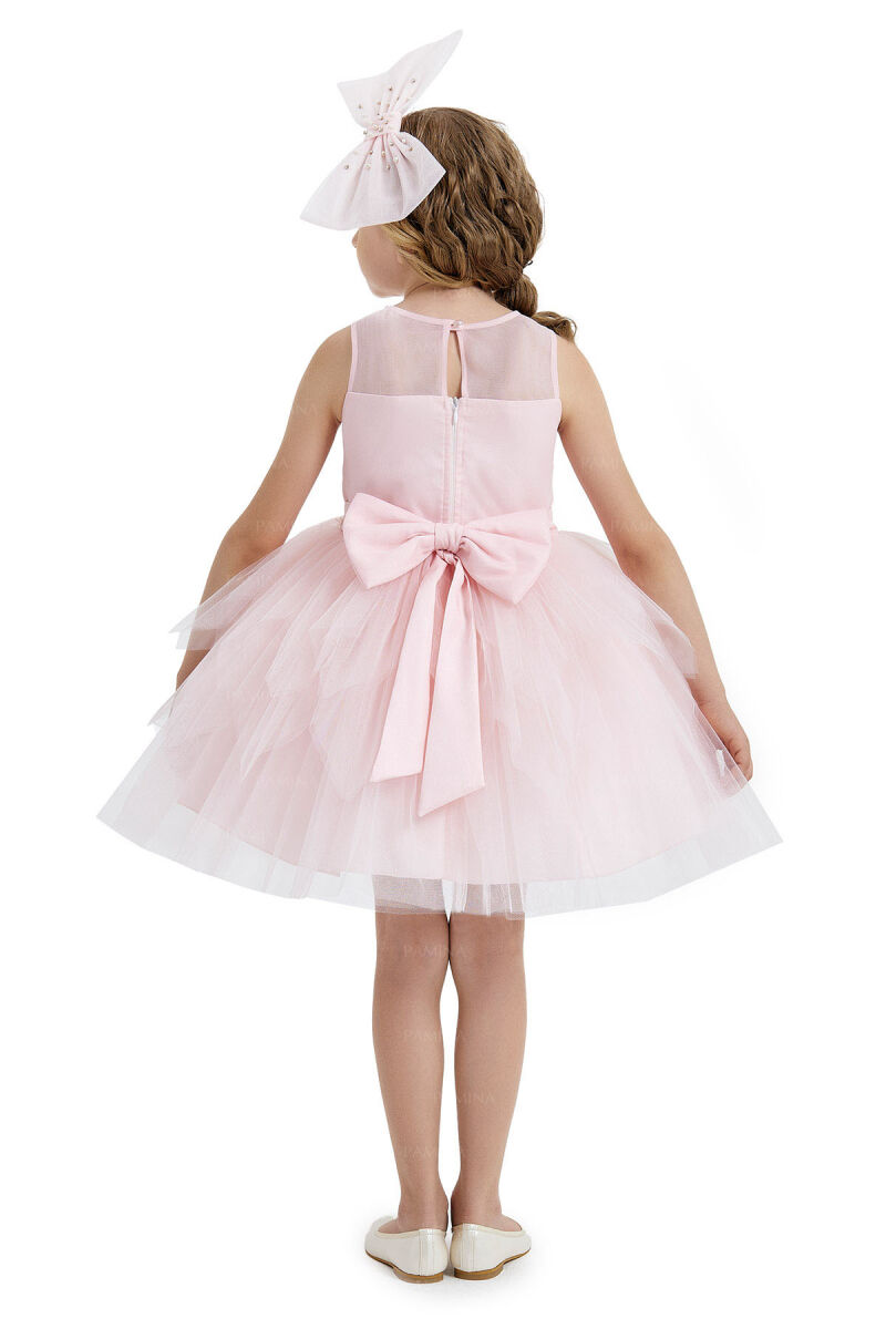 Powder Dress with Ballet Skirt 4-8 AGE 33008PR - 10