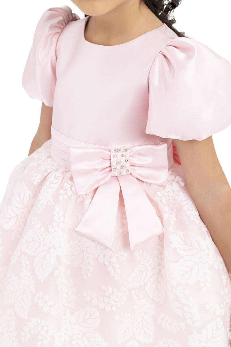 Pink Balloon sleeved, dress for girls 6-18 MONTH 33227PR - 3