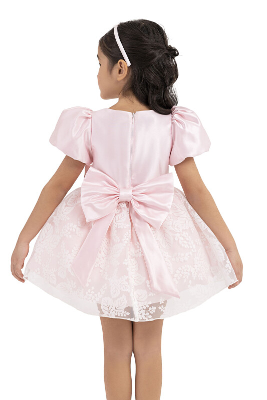 Pink Balloon sleeved, dress for girls 6-18 MONTH 33227PR - 6