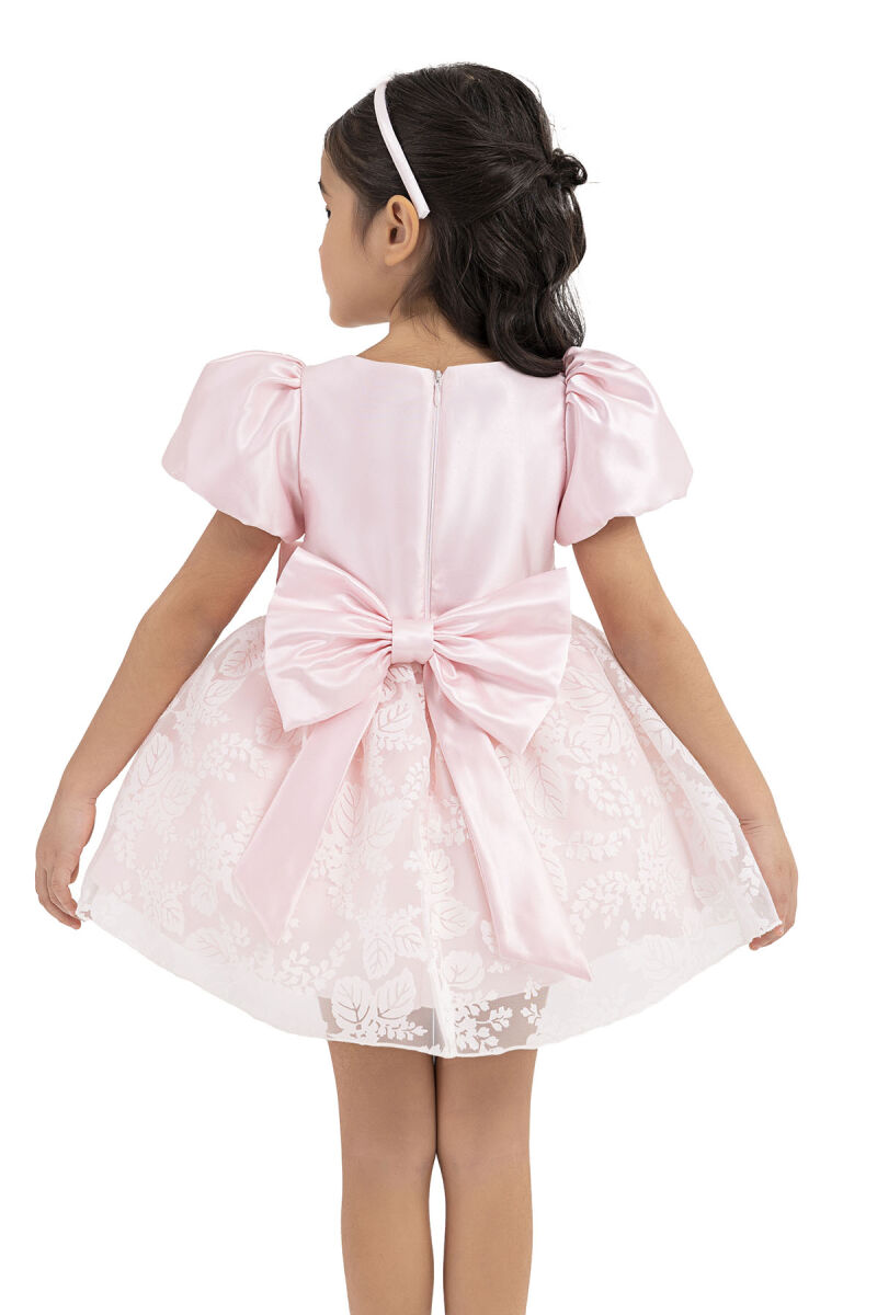 Pink Balloon sleeved, dress for girls 6-18 MONTH 33227PR - 6