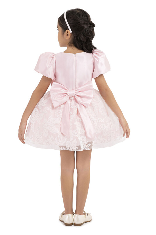 Pink Balloon sleeved, dress for girls 6-18 MONTH 33227PR - 7