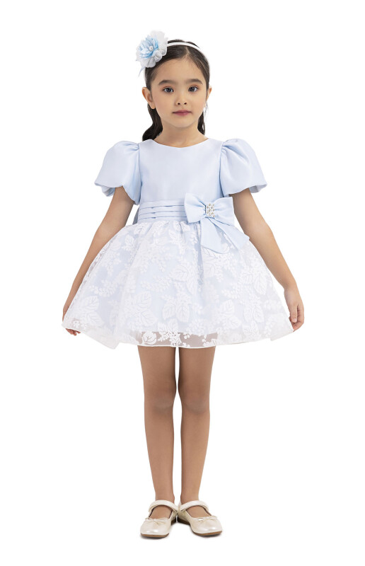 Blue Balloon sleeved, dress for girls 6-18 MONTH 33227PR - 1
