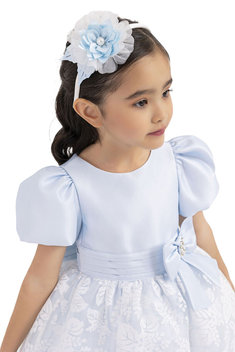 Blue Balloon sleeved, dress for girls 6-18 MONTH 33227PR - 6