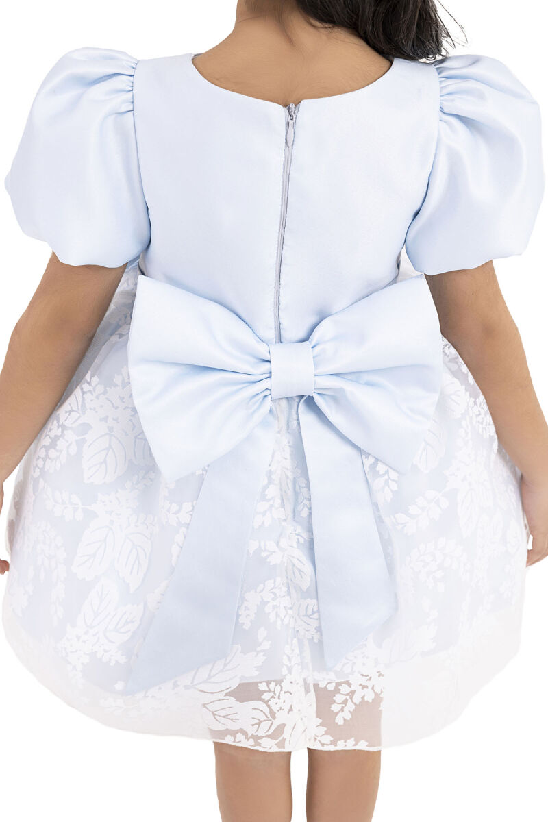 Blue Balloon sleeved, dress for girls 6-18 MONTH 33227PR - 7