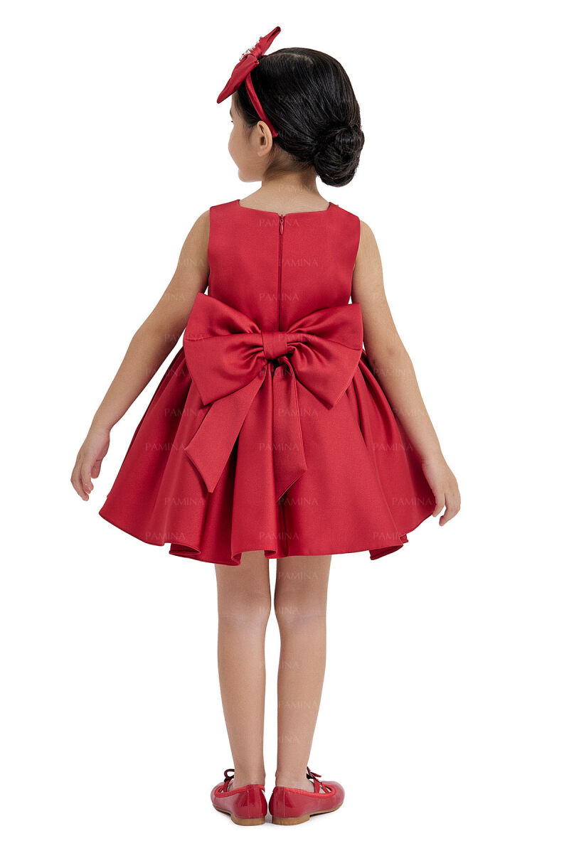 Red Square-Collared Dress 6-18 MONTH 33126PR - 5