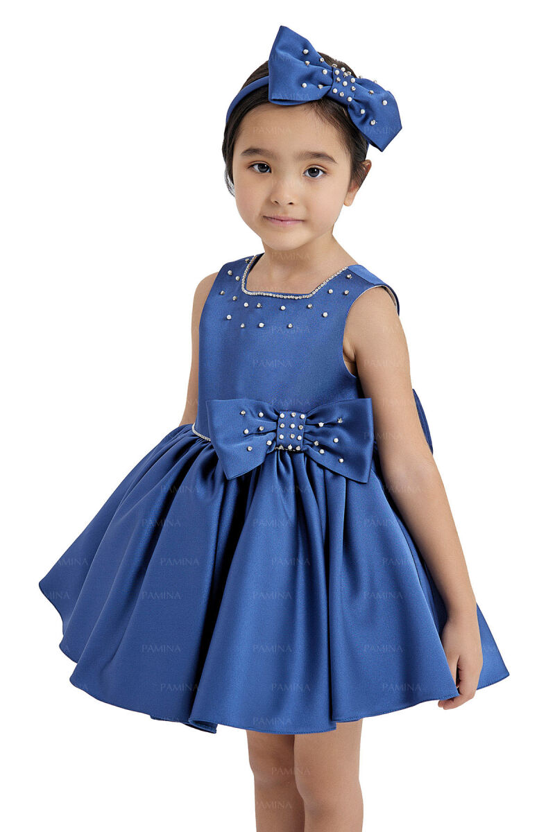Indigo Square-Collared Dress 6-18 MONTH 33126PR - 5