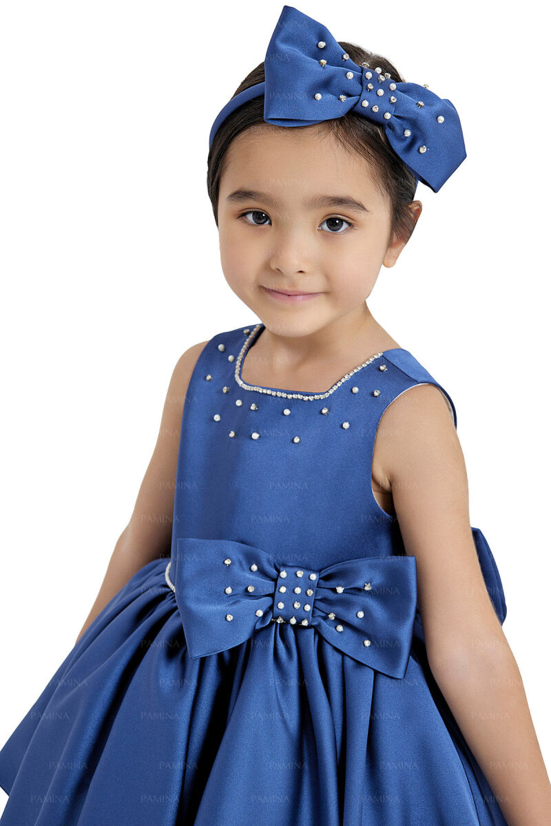 Indigo Square-Collared Dress 6-18 MONTH 33126PR - 6