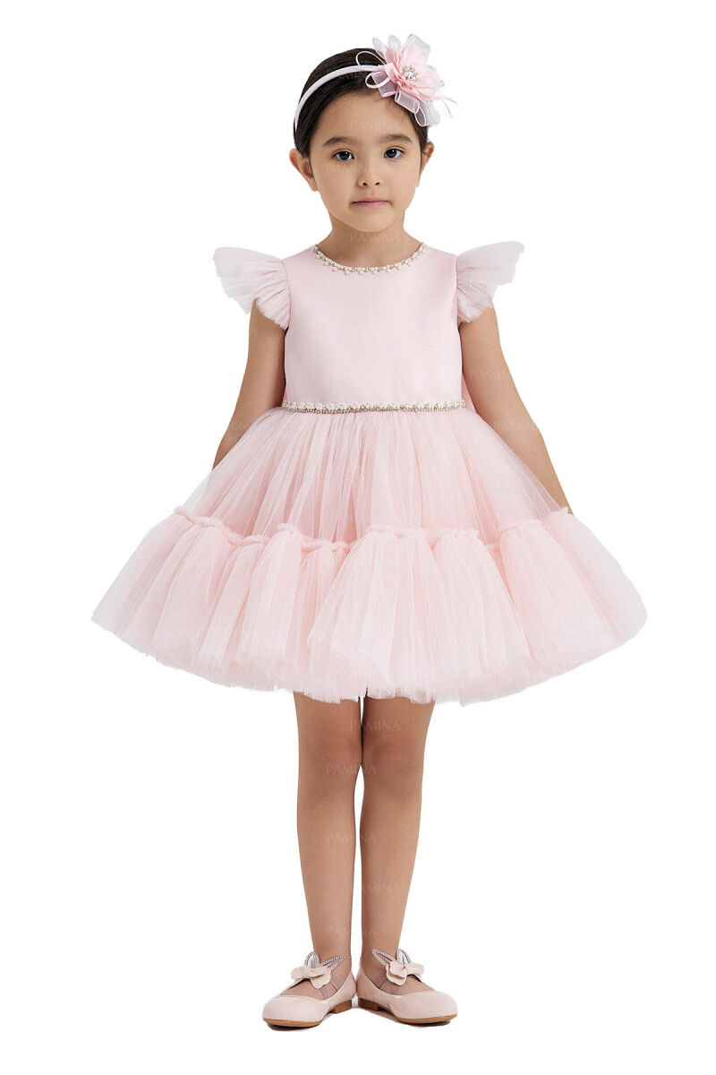 Powder Tulle Dress 6-12-18 MONTH 33122PR - 1