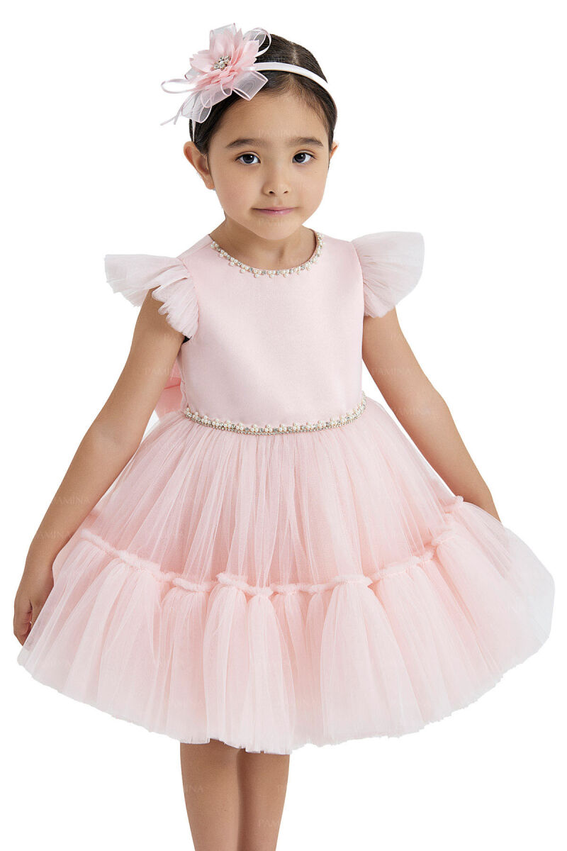 Powder Tulle Dress 6-12-18 MONTH 33122PR - 3