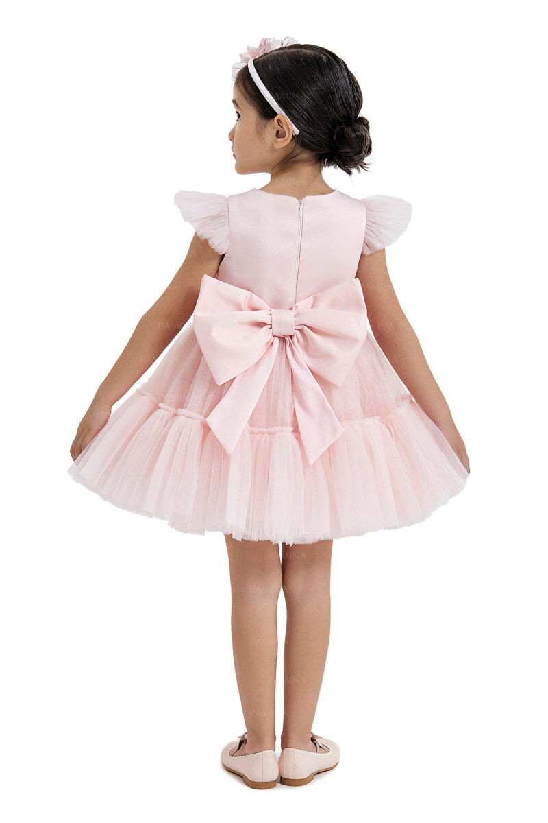 Powder Tulle Dress 6-12-18 MONTH 33122PR - 5