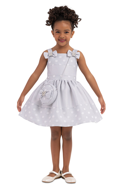 Blue Strappy dress for girls 2-6 AGE 33243PR 