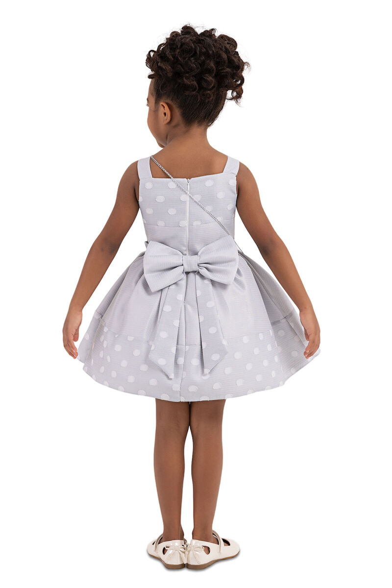 Blue Strappy dress for girls 2-6 AGE 33243PR - 7