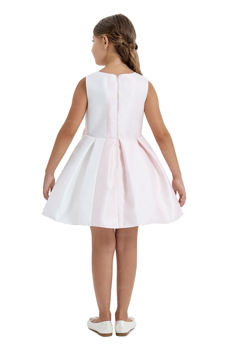 Powder Sleeveless Dress with Bolero 4-8 AGE 33033PR - 7