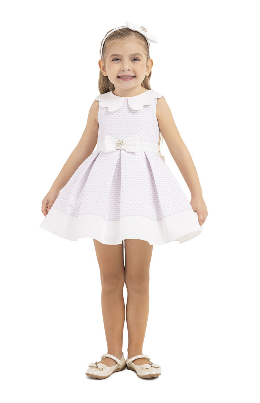 Lilac Sleeveless cutting, dress for girls 6-18 MONTH 33212PR - 1