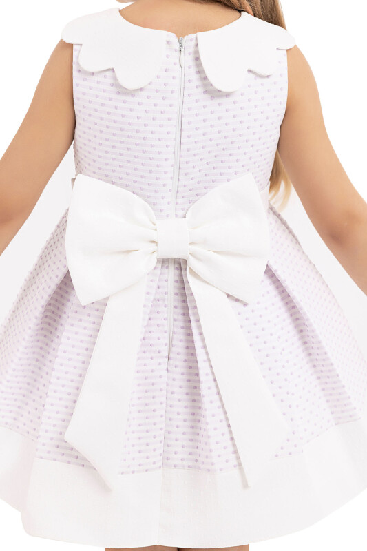 Lilac Sleeveless cutting, dress for girls 6-18 MONTH 33212PR - 6
