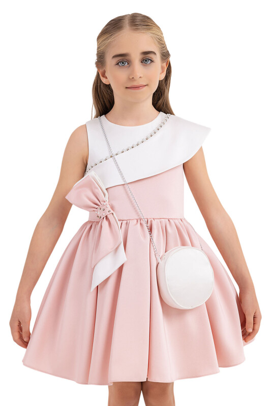 Lilac Moon-sleeved Dress for Girls 4-8 AGE 33263PR - 6