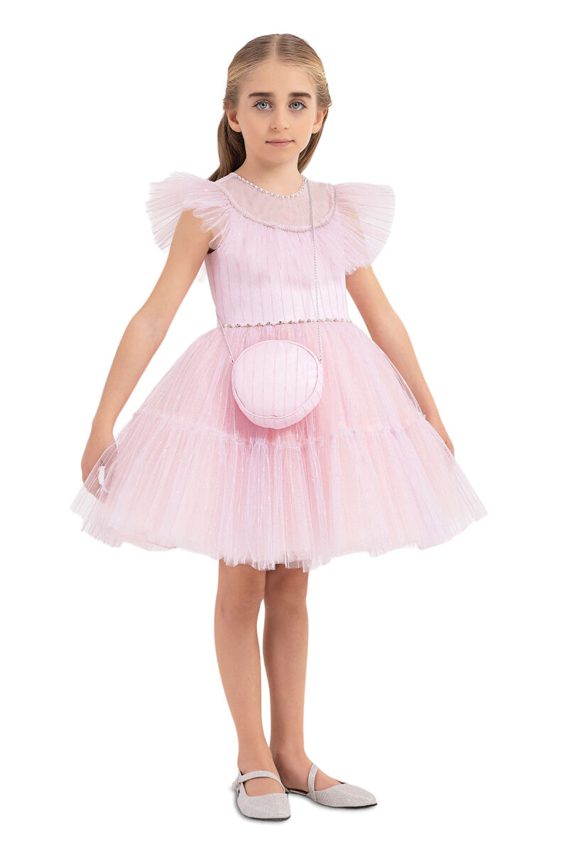 Powder Tutu Dress for Girls 4-8 AGE 33324PR - 2