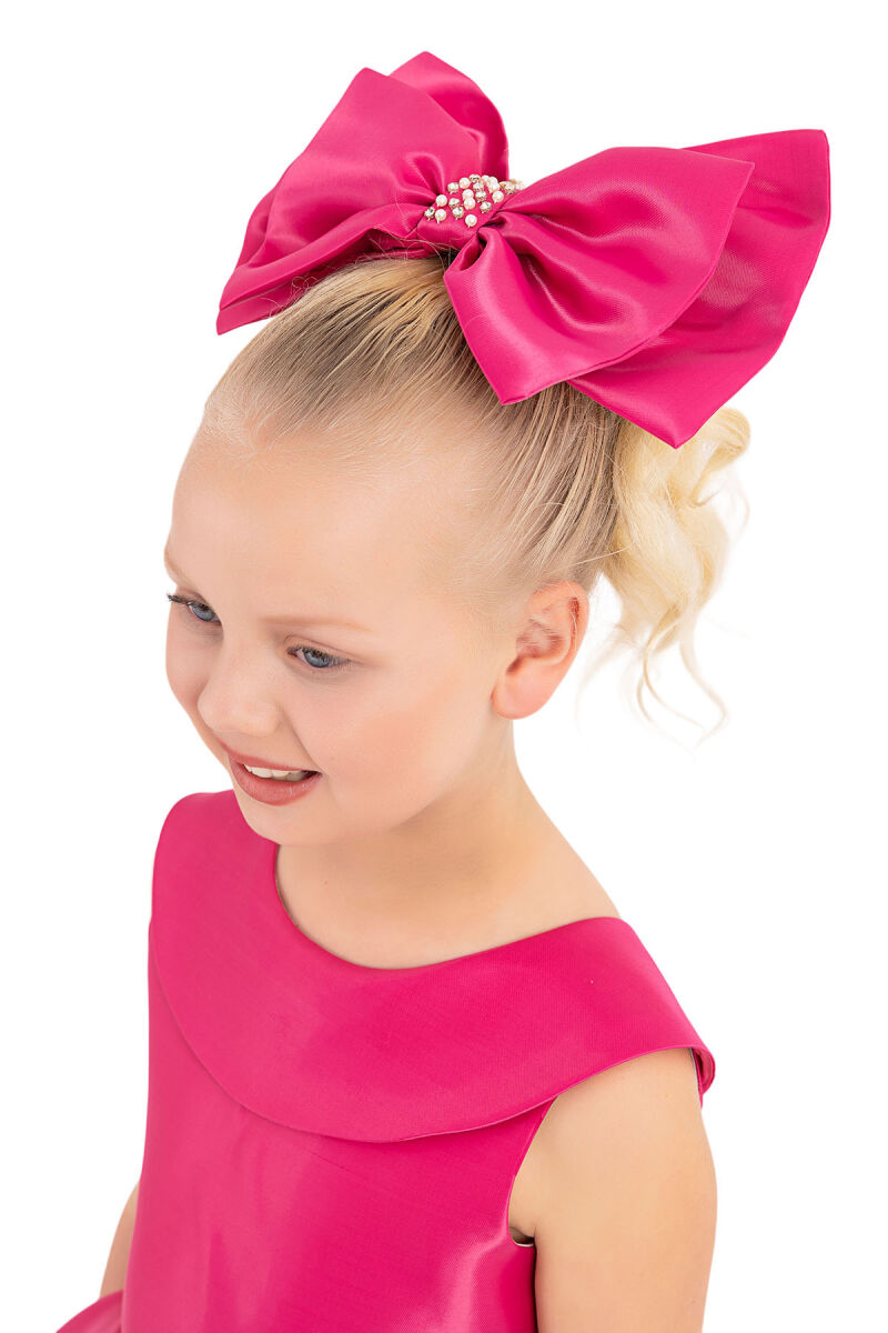 Fuchsia Sleeveless Cutting Dress for Girls 8-12 AGE 33100PR - 6