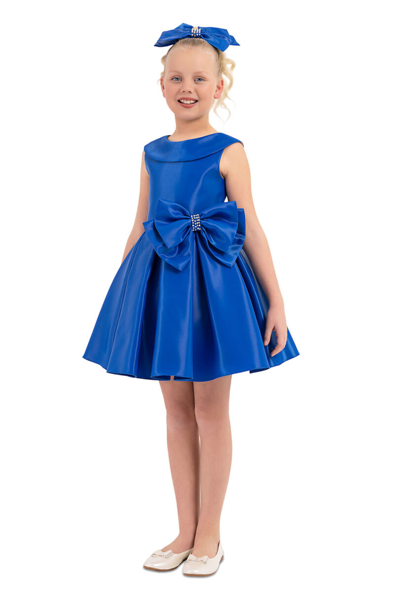 Sax Sleeveless Cutting Dress for Girls 8-12 AGE 33100PR - 2