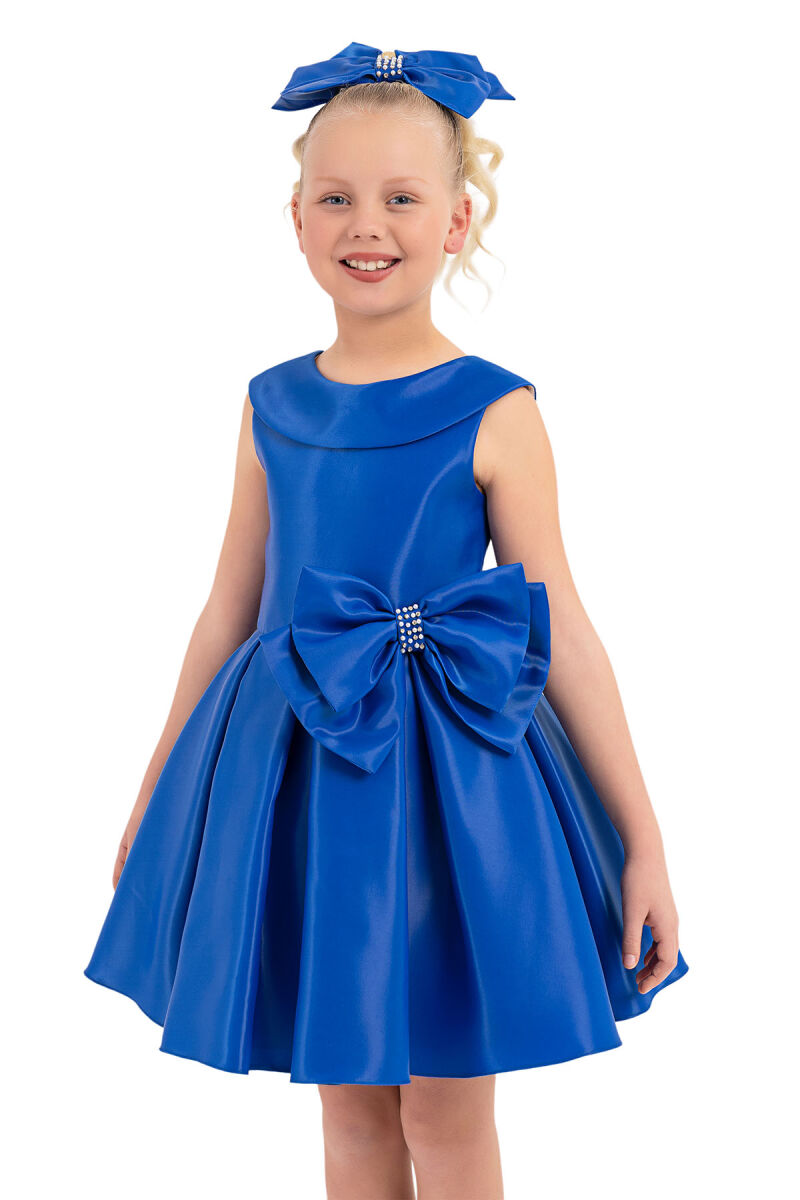 Sax Sleeveless Cutting Dress for Girls 8-12 AGE 33100PR - 3