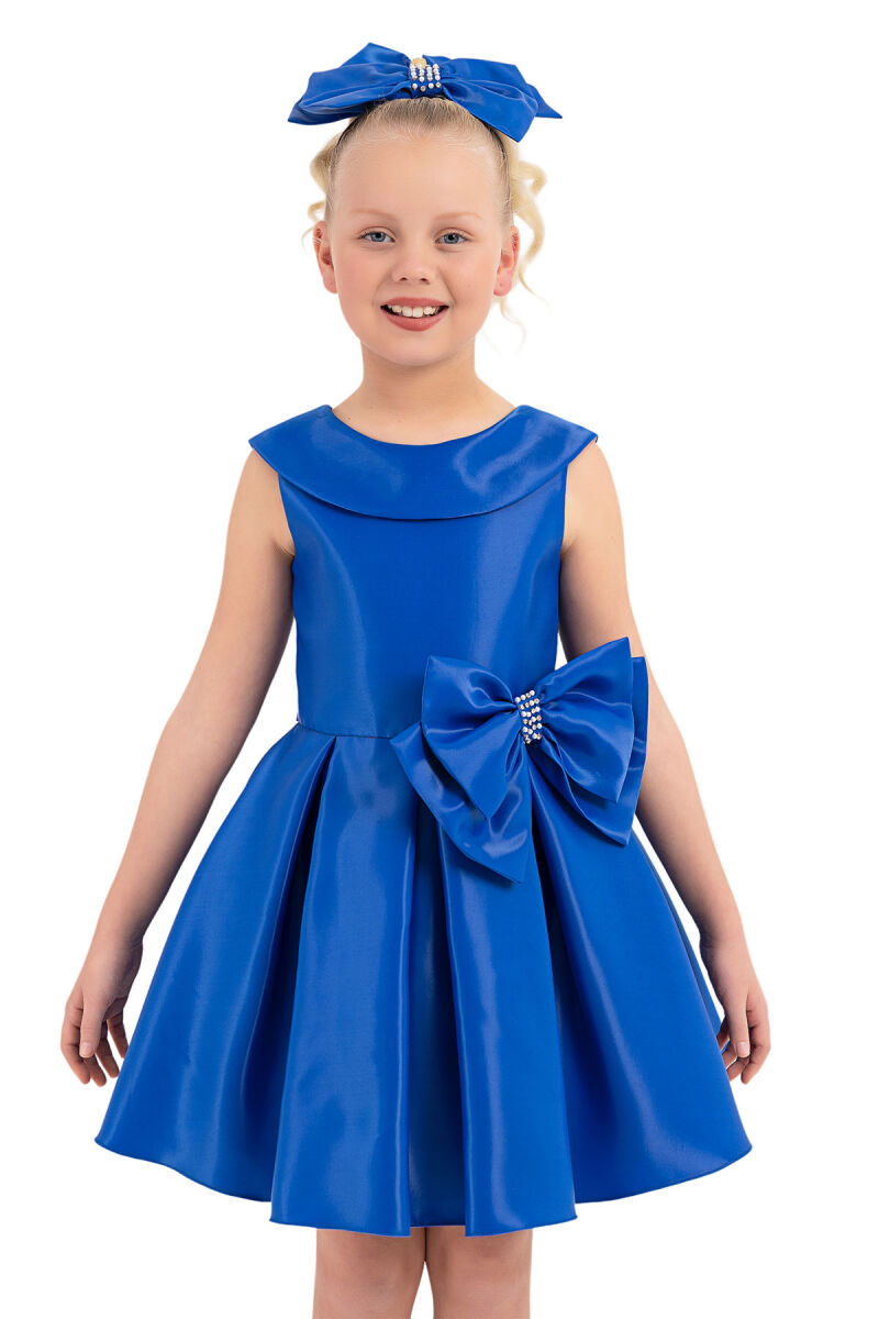 Sax Sleeveless Cutting Dress for Girls 8-12 AGE 33100PR - 4