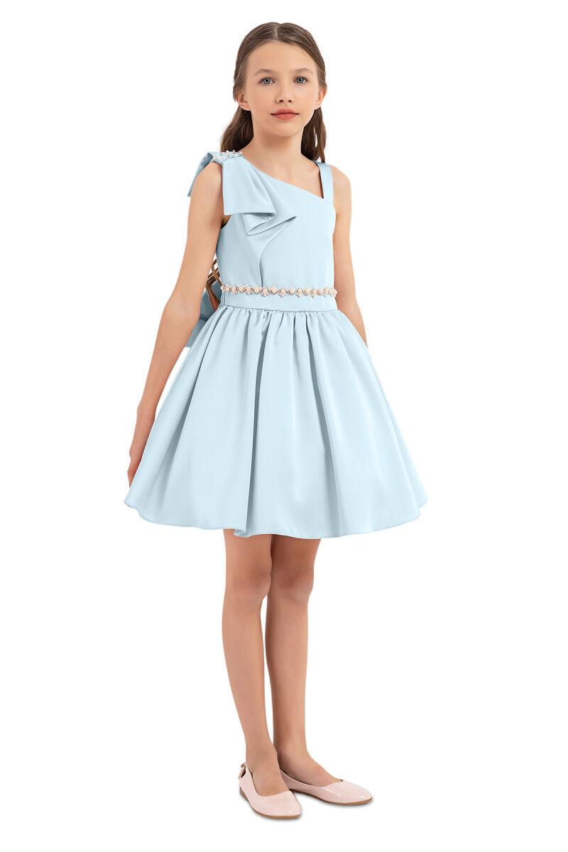 Mint Strappy Dresses for Girls 8-12 AGE 33208PR - 2