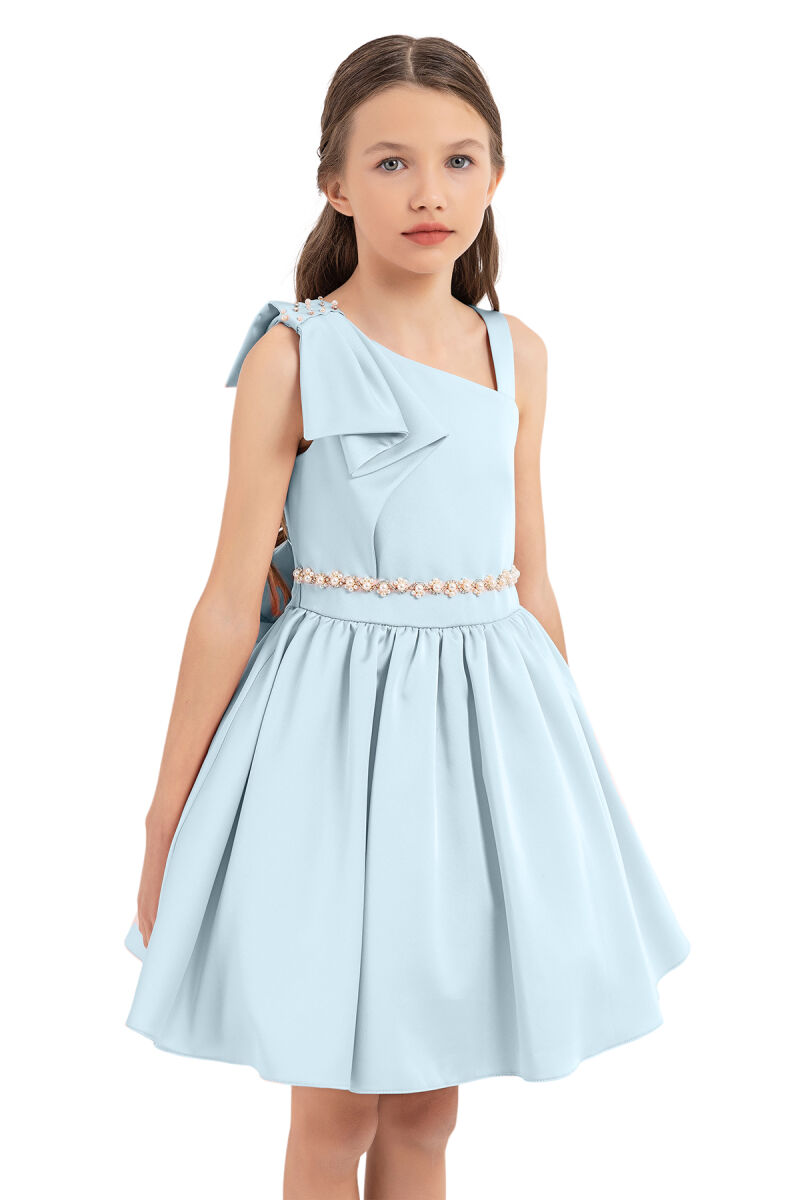 Mint Strappy Dresses for Girls 8-12 AGE 33208PR - 3