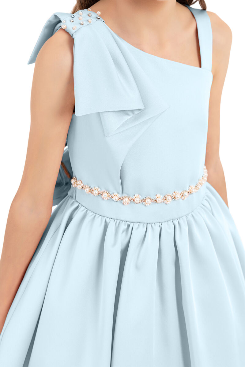 Mint Strappy Dresses for Girls 8-12 AGE 33208PR - 4