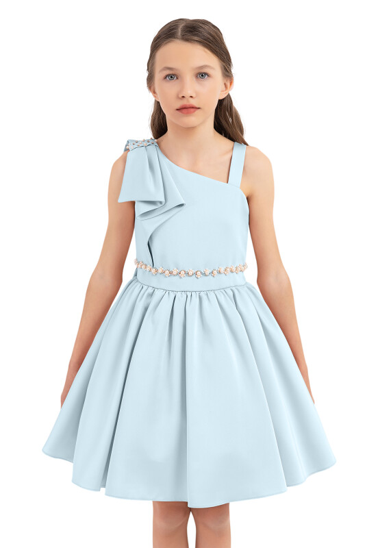Mint Strappy Dresses for Girls 8-12 AGE 33208PR - 5