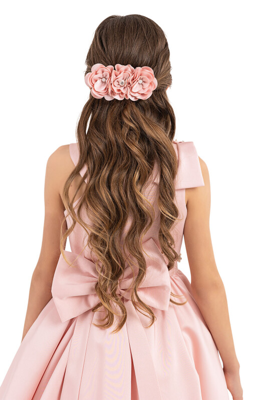 Powder Strappy Dresses for Girls 8-12 AGE 33208PR - 6
