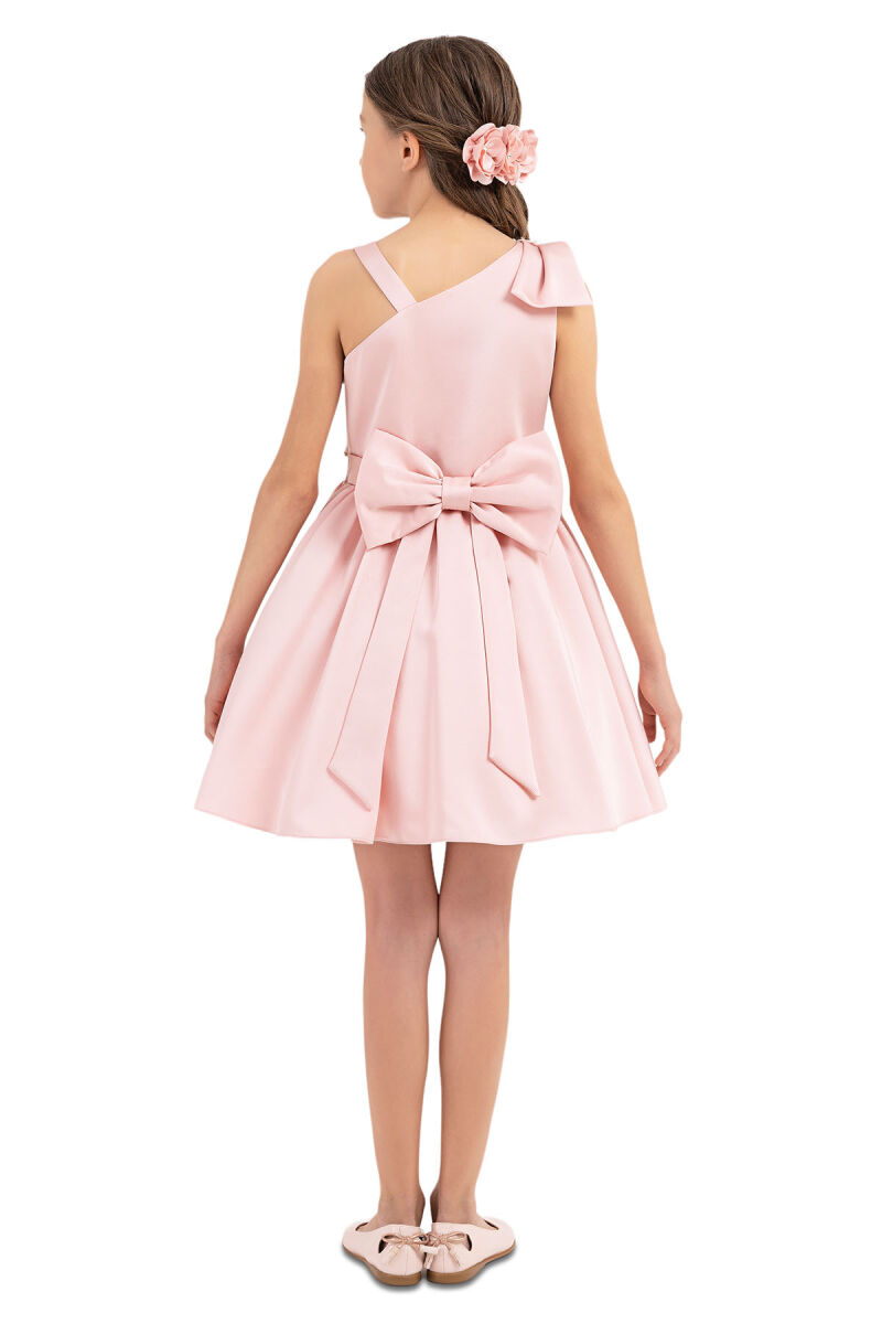 Powder Strappy Dresses for Girls 8-12 AGE 33208PR - 7