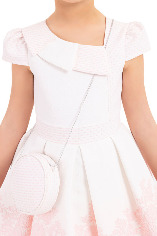 Powder Moon-Sleeved Dress for Girls 8-12 AGE 33264PR - 5