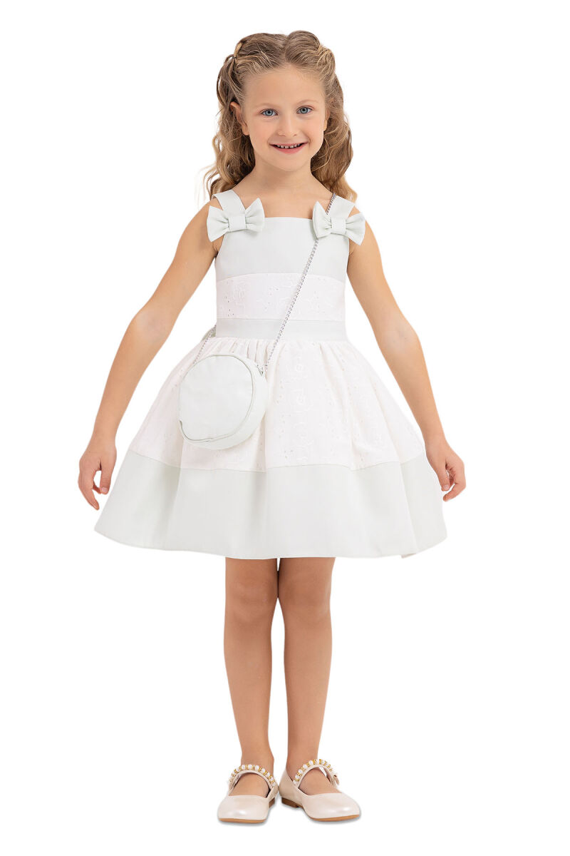 Mint Strappy dress for girls 2-6 AGE 33314PR - 1