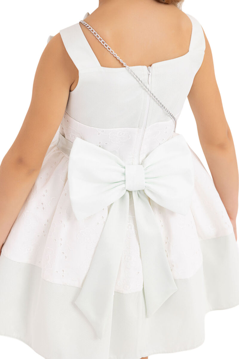 Mint Strappy dress for girls 2-6 AGE 33314PR - 6