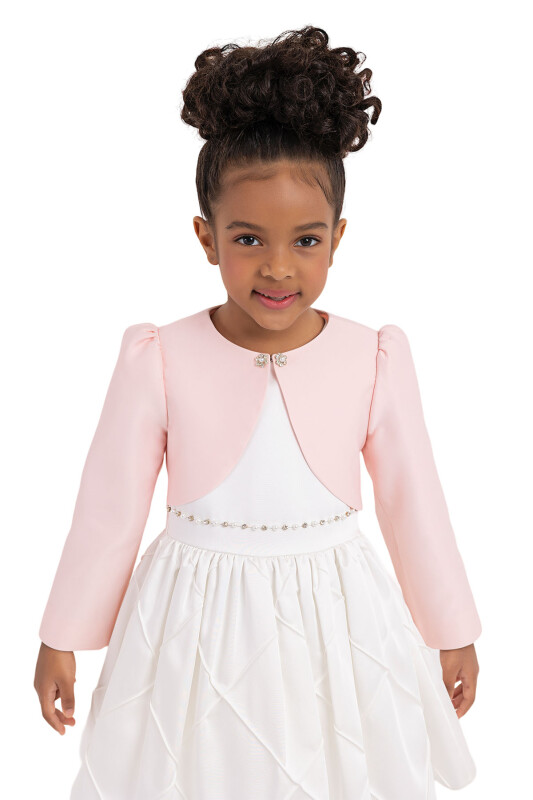 Powder Long-Sleeved BOLERO for Girls 6-18 MONTH 33336PR 