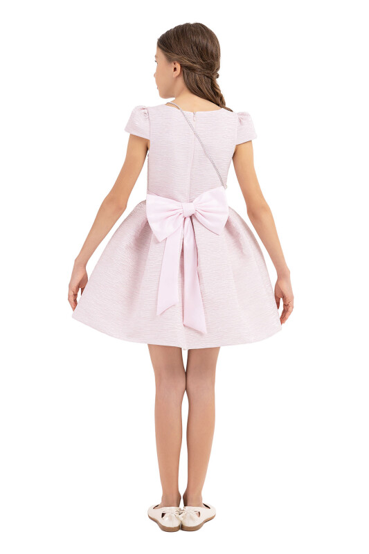 Pink Scallop collar dress for girls 8-12 AGE 33275PR - 7
