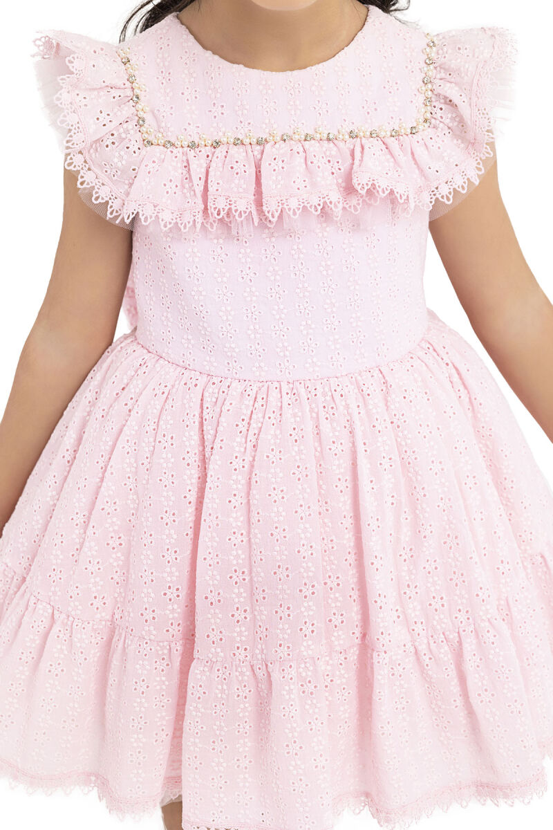Powder Ruffled, dress for girls 2-6 AGE 33329PR - 4