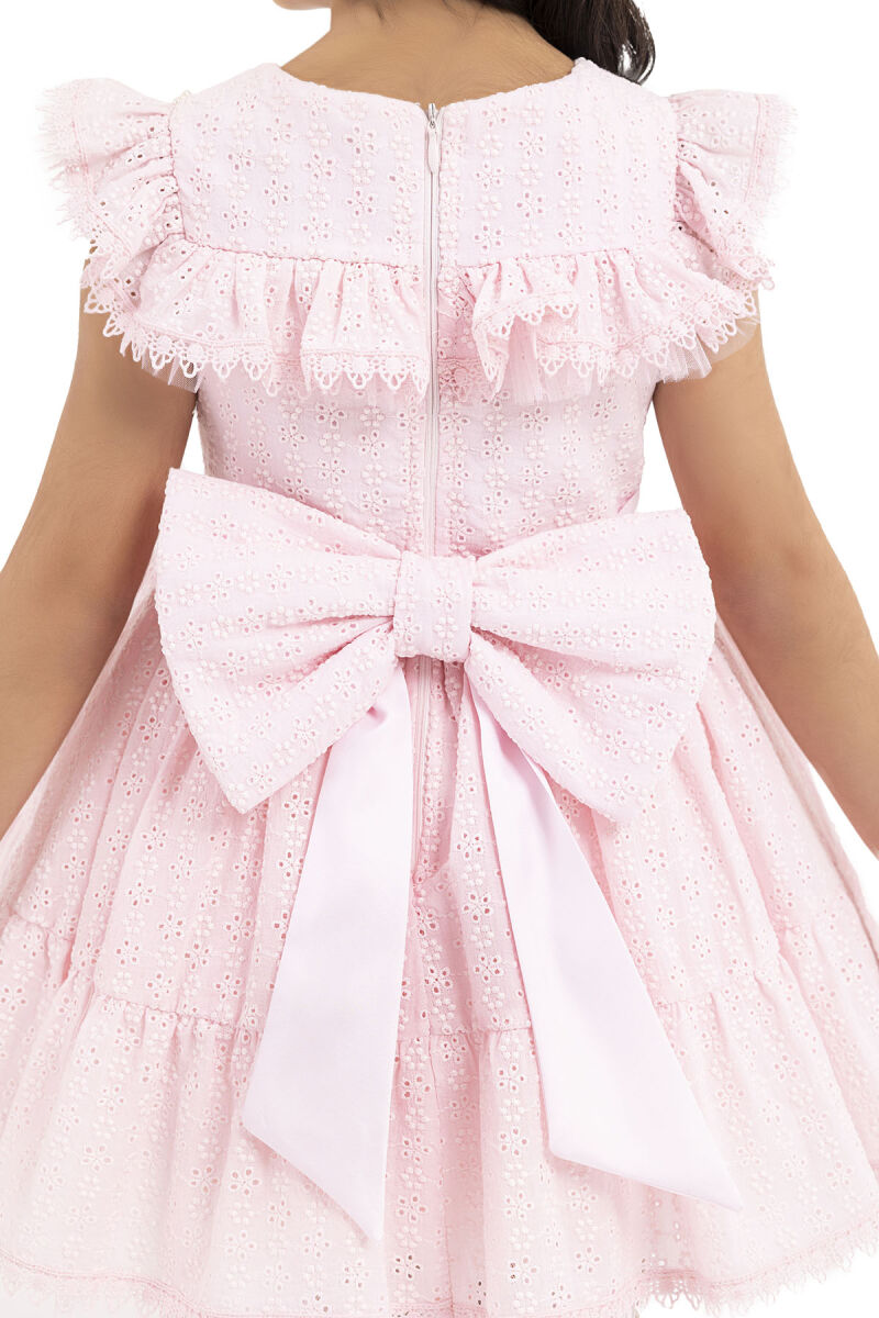 Powder Ruffled, dress for girls 2-6 AGE 33329PR - 6