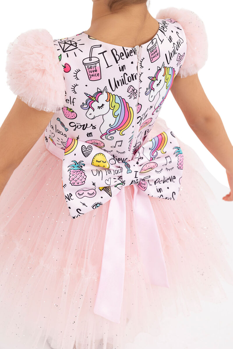 Powder Unicorn dress for girls 2-6 AGE 33331PR - 6