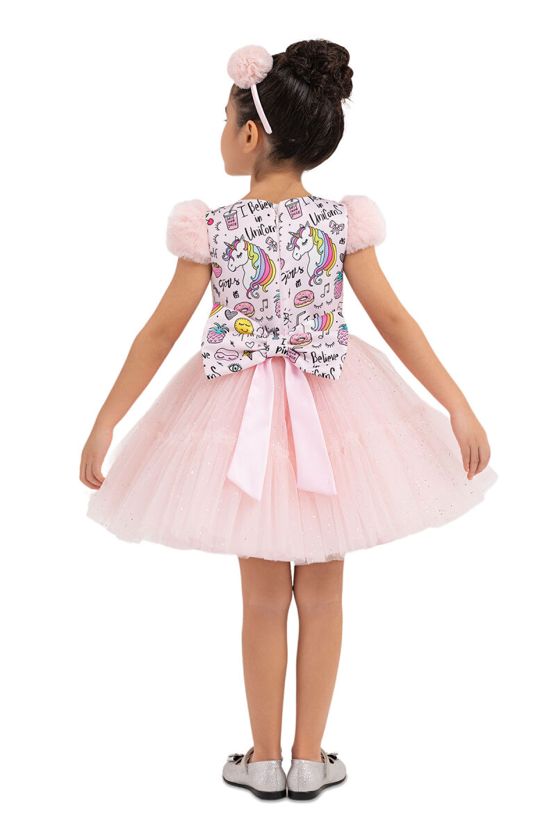 Powder Unicorn dress for girls 2-6 AGE 33331PR - 7