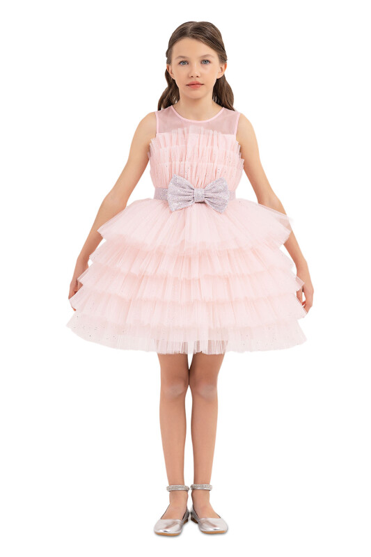 Powder Dress with Tutu Skirt for Girls 8-12 AGE 33200PR 