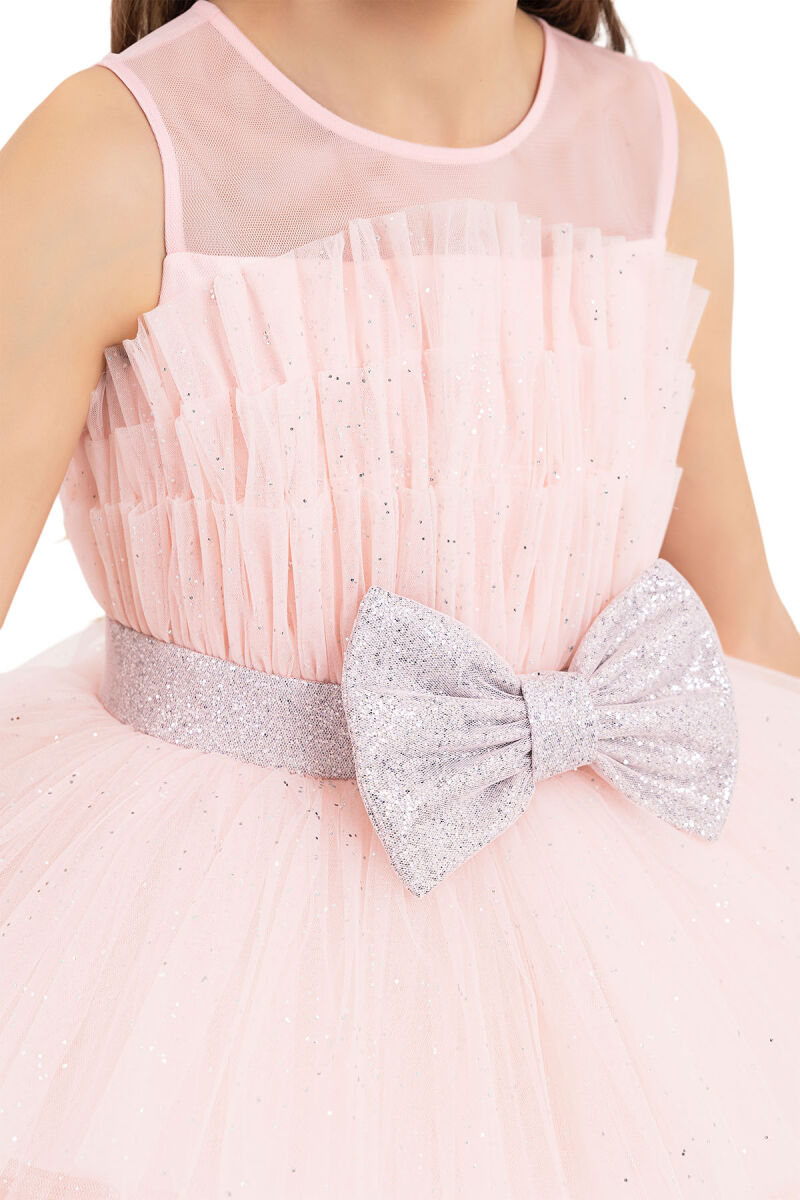 Powder Dress with Tutu Skirt for Girls 8-12 AGE 33200PR - 4