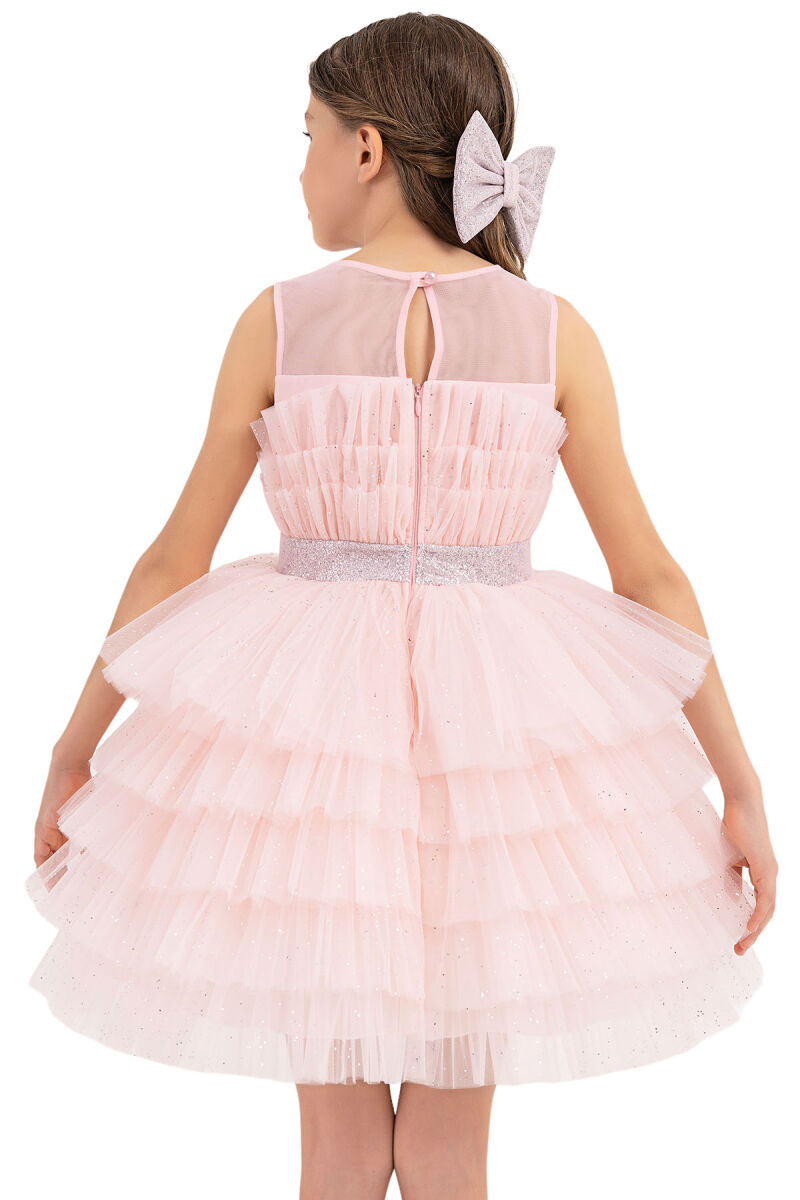 Powder Dress with Tutu Skirt for Girls 8-12 AGE 33200PR - 6