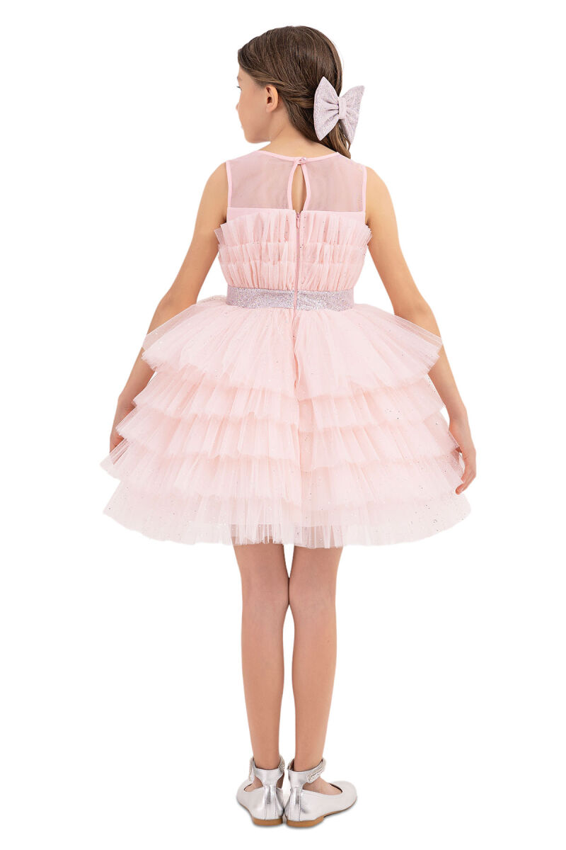 Powder Dress with Tutu Skirt for Girls 8-12 AGE 33200PR - 7