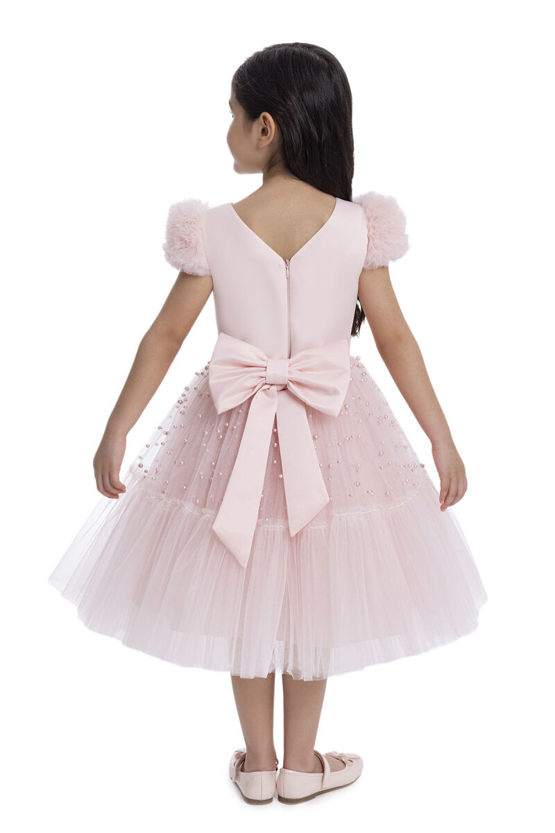 Powder Pearl-Embellished Girls Dress 3-7 AGE 34115PR - 6