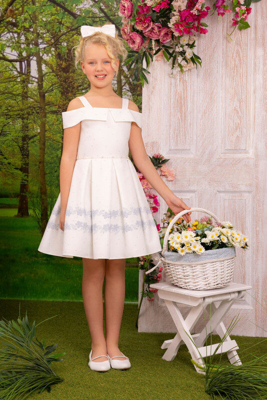 Blue Girls Princess Collar Set 8-12 AGE 34203PR 