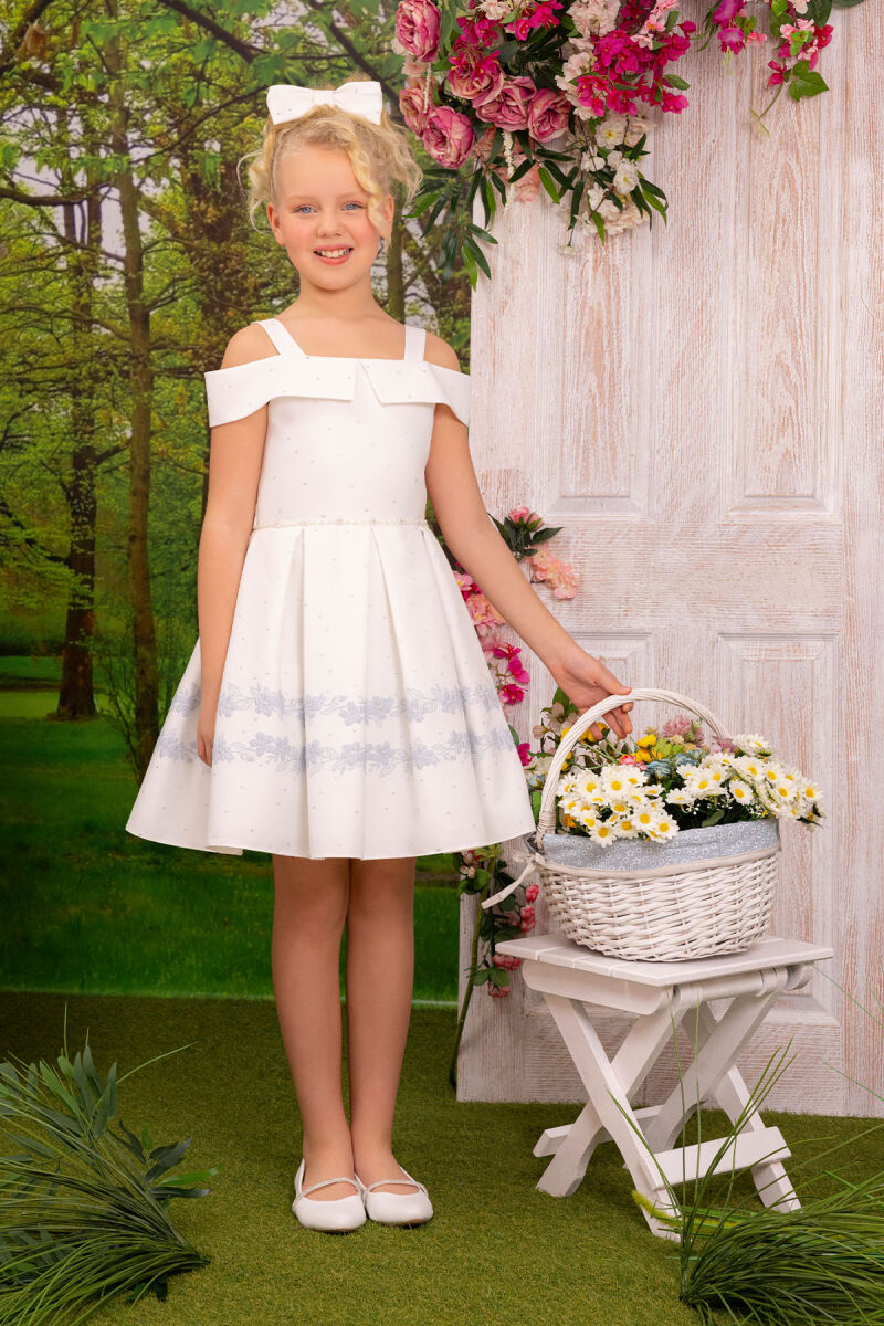 Blue Girls Princess Collar Set 8-12 AGE 34203PR - 1
