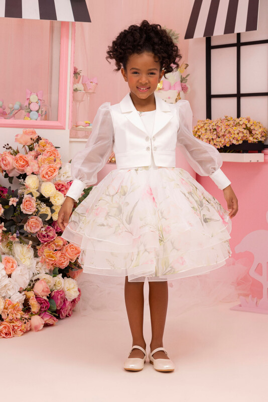 Pink Girls Set with Jacket 3-7 AGE 34311PR 